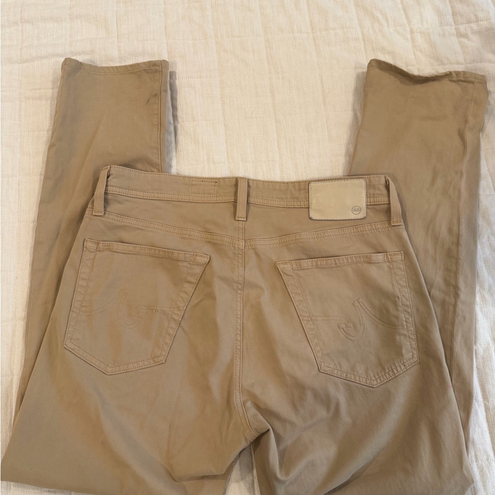 AG Adriano Goldschmied Beige Denim Pants